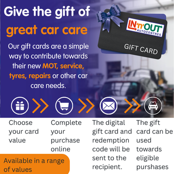 IN'n'OUT Autocentres Gift Cards